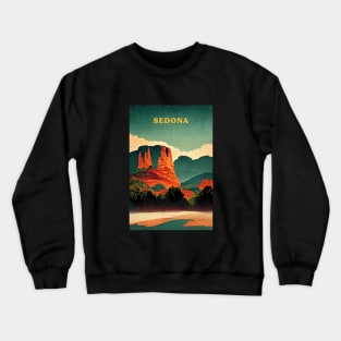 Sedona Arizona Retro Crewneck Sweatshirt